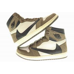 ナイキ NIKE AIR JORDAN 1 HIGH OG TS SP TRAVIS SCOTT 2019 27.5cm 