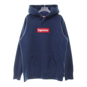 シュプリーム SUPREME 16AW BOX LOGO HOODED SWEATSHIRT NAVY M