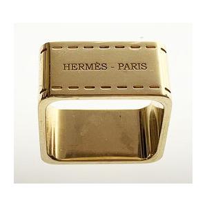エルメス HERMES スカーフリング 90 ボルデュック シャンパンゴールド  