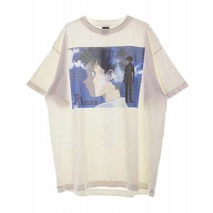 セントマイケル SAINTMICHAEL × RADIO EVA 24SS S/S T-SHIRT WHITE XL 