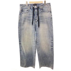 バレンシアガ BALENCIAGA OVERSIZE BAGGY DENIM PANTS XS 786643