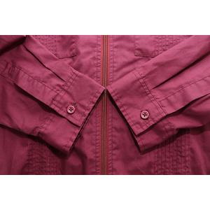 シュプリーム SUPREME 18AW PIN TUCK ZIP UP SHIRT L ピン タック ジップ アップ シャツ パープル 【ブランド古着ベクトル】【中古】☆AA★250511 メンズ