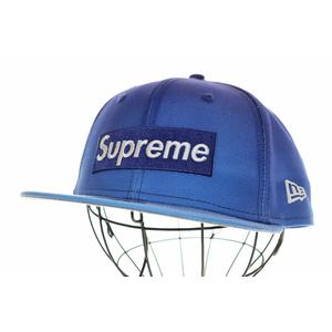 シュプリーム SUPREME × NEW ERA 23SS GRADIENT BOX LOGO BLUE ニューエラ グラディエント ボックス ロゴ キャップ ブルー 青 【ブランド古着ベクトル】【中古】☆AA★▲ 250516 メンズ