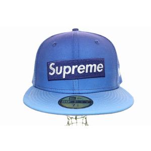シュプリーム SUPREME × NEW ERA 23SS GRADIENT BOX LOGO BLUE ニューエラ グラディエント ボックス ロゴ キャップ ブルー 青 【ブランド古着ベクトル】【中古】☆AA★▲ 250516 メンズ