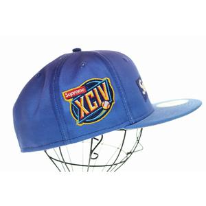 シュプリーム SUPREME × NEW ERA 23SS GRADIENT BOX LOGO BLUE ニューエラ グラディエント ボックス ロゴ キャップ ブルー 青 【ブランド古着ベクトル】【中古】☆AA★▲ 250516 メンズ