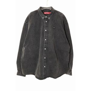 シュプリーム SUPREME 25SS SMALL BOX LOGO DENIM SHIRT BLACK XL スモール ボックス ロゴ デニム シャツ 長袖 ブラック 【ブランド古着ベクトル】【中古】250512 メンズ