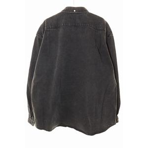 シュプリーム SUPREME 25SS SMALL BOX LOGO DENIM SHIRT BLACK XL スモール ボックス ロゴ デニム シャツ 長袖 ブラック 【ブランド古着ベクトル】【中古】250512 メンズ