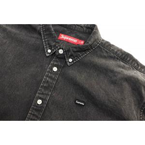 シュプリーム SUPREME 25SS SMALL BOX LOGO DENIM SHIRT BLACK XL スモール ボックス ロゴ デニム シャツ 長袖 ブラック 【ブランド古着ベクトル】【中古】250512 メンズ
