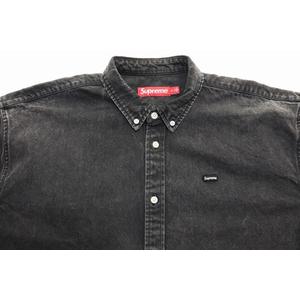 シュプリーム SUPREME 25SS SMALL BOX LOGO DENIM SHIRT BLACK XL スモール ボックス ロゴ デニム シャツ 長袖 ブラック 【ブランド古着ベクトル】【中古】250512 メンズ