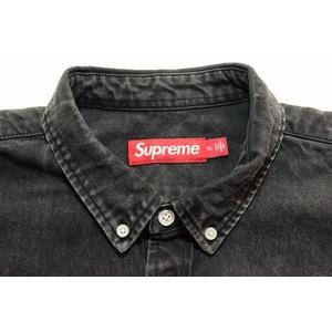 シュプリーム SUPREME 25SS SMALL BOX LOGO DENIM SHIRT BLACK XL スモール ボックス ロゴ デニム シャツ 長袖 ブラック 【ブランド古着ベクトル】【中古】250512 メンズ