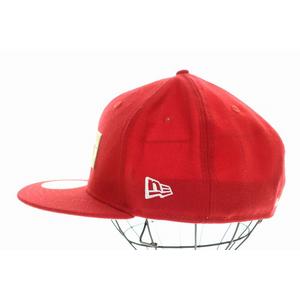シュプリーム SUPREME × NEW ERA 16SS METALLIC BOX LOGO RED ニューエラ メタリック ボックス ロゴ キャップ レッド 赤 帽子 【ブランド古着ベクトル】【中古】☆AA★▲ 250517 メンズ