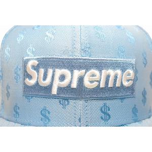 シュプリーム SUPREME × NEWERA 18SS MONOGRAM BOX LOGO BLUE 7 3/8 58.7cm ニューエラ モノグラム ボックス ロゴ キャップ 帽子 ライトブルー 【ブランド古着ベクトル】【中古】☆AA★▲■250510 メンズ