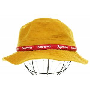 シュプリーム SUPREME 14SS CORDUROY CRUSHER HAT YELLOW コーデュロイ クラッシャー ハット 帽子 イエロー 【ブランド古着ベクトル】【中古】☆AA★▲250510 メンズ