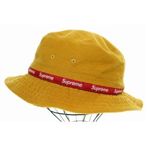 シュプリーム SUPREME 14SS CORDUROY CRUSHER HAT YELLOW コーデュロイ クラッシャー ハット 帽子 イエロー 【ブランド古着ベクトル】【中古】☆AA★▲250510 メンズ
