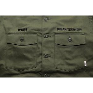 ダブルタップス WTAPS BUDS LS SHIRT COTTON TWILL OLIVE DRAB SIZE 1 