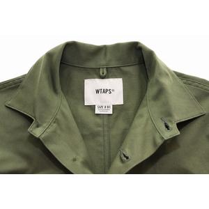 ダブルタップス WTAPS BUDS LS SHIRT COTTON TWILL OLIVE DRAB SIZE 1