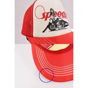 ヒステリックグラマー HYSTERIC GLAMOUR SPEEDSTER MESH CAP RED