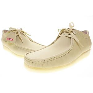 シュプリーム SUPREME CLARKS ORIGINALS 25SS REFLECTIVE WALLABEE NATURAL 29cm クラークス コラボ リフレクティブ ワラビー ナチュラル 【ブランド古着ベクトル】【中古】☆AA★▲■250824 メンズ