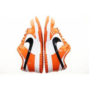 ナイキ NIKE WMNS DUNK LOW ESSENTIAL PATENT ORANGE 22.5cm DJ9955-800 ウィメンズ ダンク ロー エッセンシャル パテント オレンジ 【ブランド古着ベクトル】【中古】●▲250930 レディース