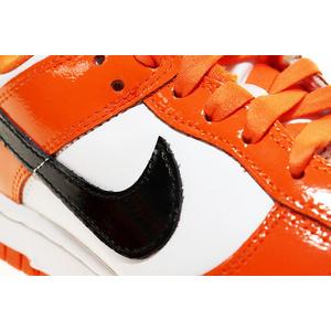 ナイキ NIKE WMNS DUNK LOW ESSENTIAL PATENT ORANGE 22.5cm DJ9955-800 ウィメンズ ダンク ロー エッセンシャル パテント オレンジ 【ブランド古着ベクトル】【中古】●▲250930 レディース