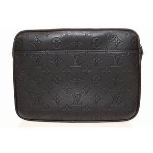 ルイヴィトン LOUIS VUITTON トリオ メッセンジャー M46602 モノグラム シャドウ ショルダー バッグ ノワール ブラック 【ブランド古着ベクトル】【中古】☆AA★▲■251211 メンズ