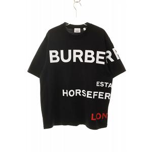 バーバリー BURBERRY ホースフェリー ロゴ Tシャツ S 8084331 プリント 半袖 ブラック 【ブランド古着ベクトル】【中古】☆AA★251222 メンズ