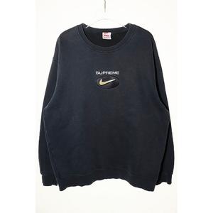 シュプリーム SUPREME × NIKE 20AW JEWEL CREWNECK BLACK L CW9699-010 ナイキ ジュエル クルーネック スウェット トレーナー ブラック 【ブランド古着ベクトル】【中古】☆AA★260406 メンズ