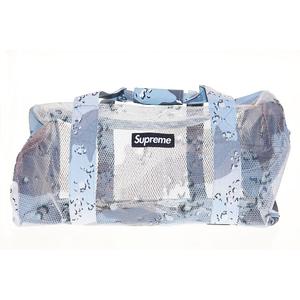 シュプリーム SUPREME MESH DRUM BOSTON メッシュ ボストン バッグ ビッグ ダッフル カモ柄 迷彩 ブルー 青 【ブランド古着ベクトル】【中古】●▲260530 メンズ