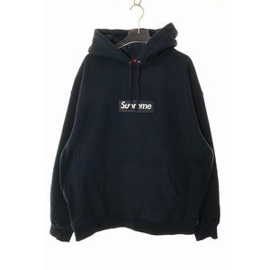 シュプリーム SUPREME 25AW BOX LOGO HOODED SWEATSHIRT NAVY L ボックス ロゴ フーデッド スウェットシャツ フーディ パーカー ネイビー 【ブランド古着ベクトル】【中古】☆AA★260528 メンズ