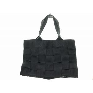 シュプリーム SUPREME 23SS WOVEN LARGE TOTE BLACK ウーブン ラージ トート バッグ ブラック 【ブランド古着ベクトル】【中古】☆AA★▲260606 メンズ