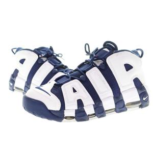 ナイキ NIKE AIR MORE UPTEMPO 96 OLYMPIC 2024 28.5cm FQ8182-100 エア モア アップ テンポ オリンピック ハイカット スニーカー ネイビー 紺 【ブランド古着ベクトル】【中古】▲260606 