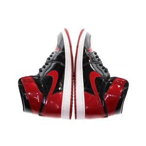ナイキ NIKE AIR JORDAN 1 RETRO HIGH OG PATENT BRED 28cm 555088-063 AJ1 エア ジョーダン レトロ ハイ オリジナル パテント ブレッド スニーカー 赤 黒 【ブランド古着ベクトル】【中古】▲■260609 メンズ