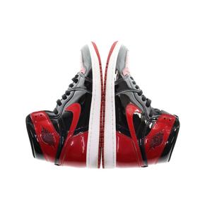 ナイキ NIKE AIR JORDAN 1 RETRO HIGH OG PATENT BRED 28cm 555088-063 AJ1 エア ジョーダン レトロ ハイ オリジナル パテント ブレッド スニーカー 赤 黒 【ブランド古着ベクトル】【中古】▲■260609 メンズ