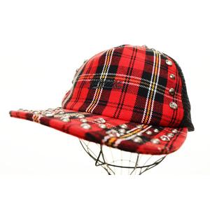 シュプリーム SUPREME × b.b. Simon 25AW STUDDED MESH BACK 5-PANEL RED ビービーサイモン スタッズ メッシュ バック 5 パネル レッド 帽子 キャップ 【ブランド古着ベクトル】【中古】☆AA★▲260709 メンズ