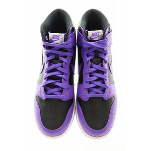 ナイキ NIKE DUNK HIGH RETRO BETTYS BLACK AND PSYCHIC PURPLE 28.5cm DV0829-500 ダンク ハイ レトロ ベティーズ ブラック アンド サイキック パープル スニーカー 黒 紫 【ブランド古着ベクトル】【中古】 ▲260612 メンズ