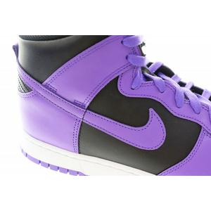 ナイキ NIKE DUNK HIGH RETRO BETTYS BLACK AND PSYCHIC PURPLE 28.5cm DV0829-500 ダンク ハイ レトロ ベティーズ ブラック アンド サイキック パープル スニーカー 黒 紫 【ブランド古着ベクトル】【中古】 ▲260612 メンズ