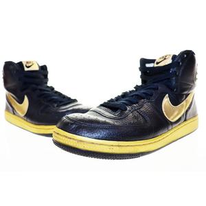 ナイキ NIKE TERMINATOR HIGH SUPREME 2008 28cm ROCK'N ROLL PACK 325319-071 ターミネーター ハイ サプリーム ロックンロール パック ブラック ゴールド 【ブランド古着ベクトル】【中古】▲260728 メンズ