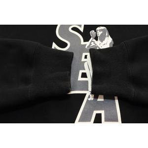 ヒステリックグラマー HYSTERIC GLAMOUR × WIND AND SEA 20AW SEA HYS HOODIE BLACK XL 02203CF10 ウィンダンシー ロゴ フーディ パーカー ブラック 黒 【ブランド古着ベクトル】【中古】260904 メンズ