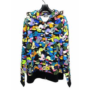 アベイシングエイプ A BATHING APE パーカー マルチカモ シャーク
