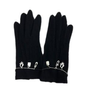 DIOR カシミア ブラックグローブ