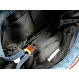 クロコダイル CROCODILE 2WAY ハンド ショルダー バッグ 紺