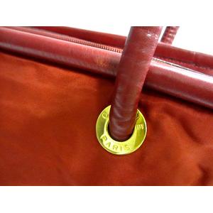 ✨美品✨セリーヌCELINE ロングコート❤️赤　レッド セリーヌCELINE フロントレイヤードトリカラーニットセーター 赤