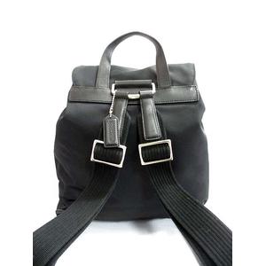 コーチ COACH リュック バックパック 7432 ナイロン レザー 黒 