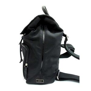 コーチ COACH リュック バックパック 7432 ナイロン レザー 黒 