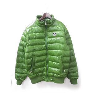 ノース セール NORTH SAILS ダウン ジャケット L 緑 グリーン ロゴ 