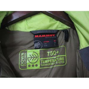 OUTERWEAR ダウンジャケット M 黄緑 マムート MAMMUT ダウン ジャケット M 黄緑 TEMPERATURE