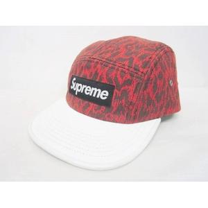 シュプリーム SUPREME 13SS Leopard Leather Visor Camp Cap キャンプ 