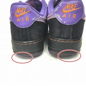 【美品】NIKE AIR FORCE 1 CB34 ブラック/パープル オフィシャルイメージ】ナイキ エア フォース マックス CB