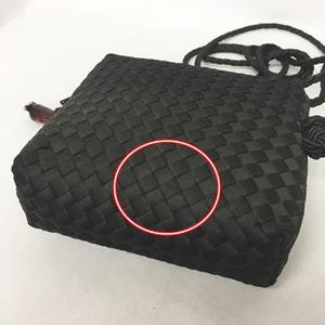 ボッテガヴェネタ BOTTEGA VENETA サテン イントレチャート ポシェット 