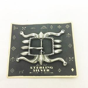 未使用品 ダブルアールエル RRL スターリングシルバー バックル ベルト  